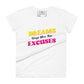 Dreams Weigh More Than Excuses II Women’s Motivational White T-Shirt