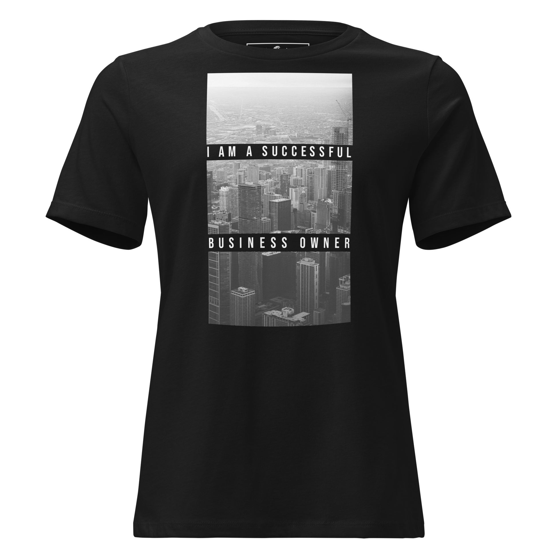 Elevate Your Vision Black Motivational Women’s T-Shirt