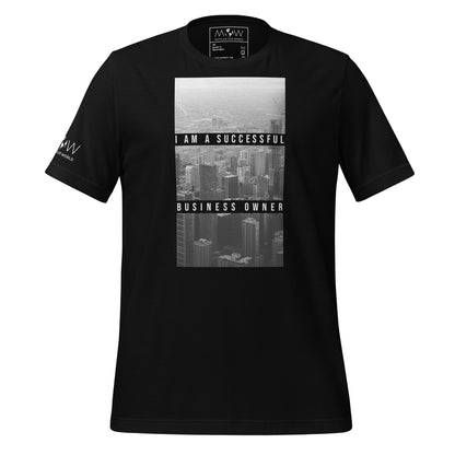 Elevate Your Vision Men's Motivational Black T-Shirt