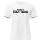 Embrace the Journey White Motivational Women’s T-Shirt