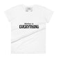 Embrace the Journey Women's Motivational Whiite T-Shirt