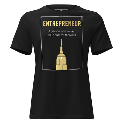Entrepreneur Black Motivational Women’s T-Shirt