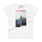 Entrepreneur Skyline Women’s Motivational White T-Shirt
