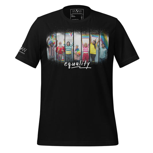 Equality - Pride Parade Edition Black Motivational Men's T-Shirt