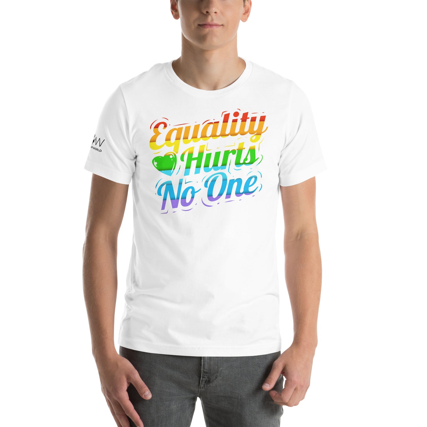 Equality Hurts No One II White Motivational Men's T-Shirt