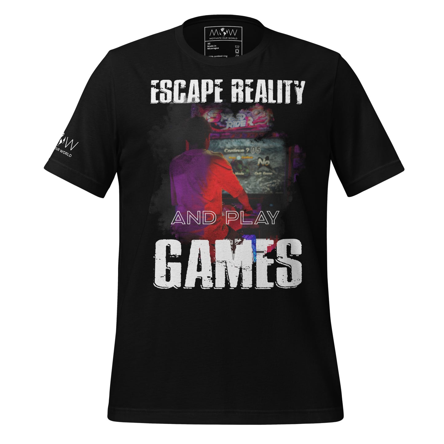 Escape Reality and Play Games - Arcade Men's T-Shirt