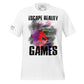 Escape Reality and Play Games - Arcade White Motivational Men's T-Shirt