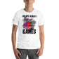 Escape Reality and Play Games - Arcade White Motivational Men's T-Shirt