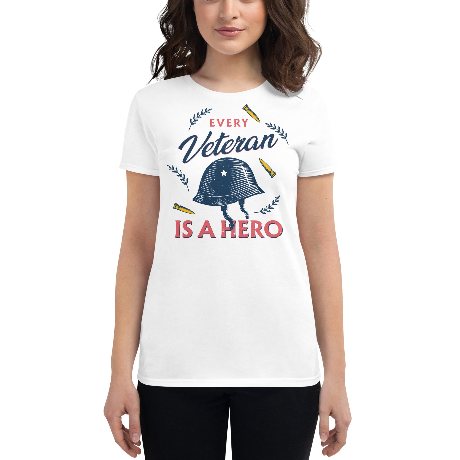 Every Veteran Women’s Motivational White T-Shirt