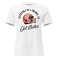 "Everyday Is a Chance to Get Better" Football White Motivational Women’s T-Shirt