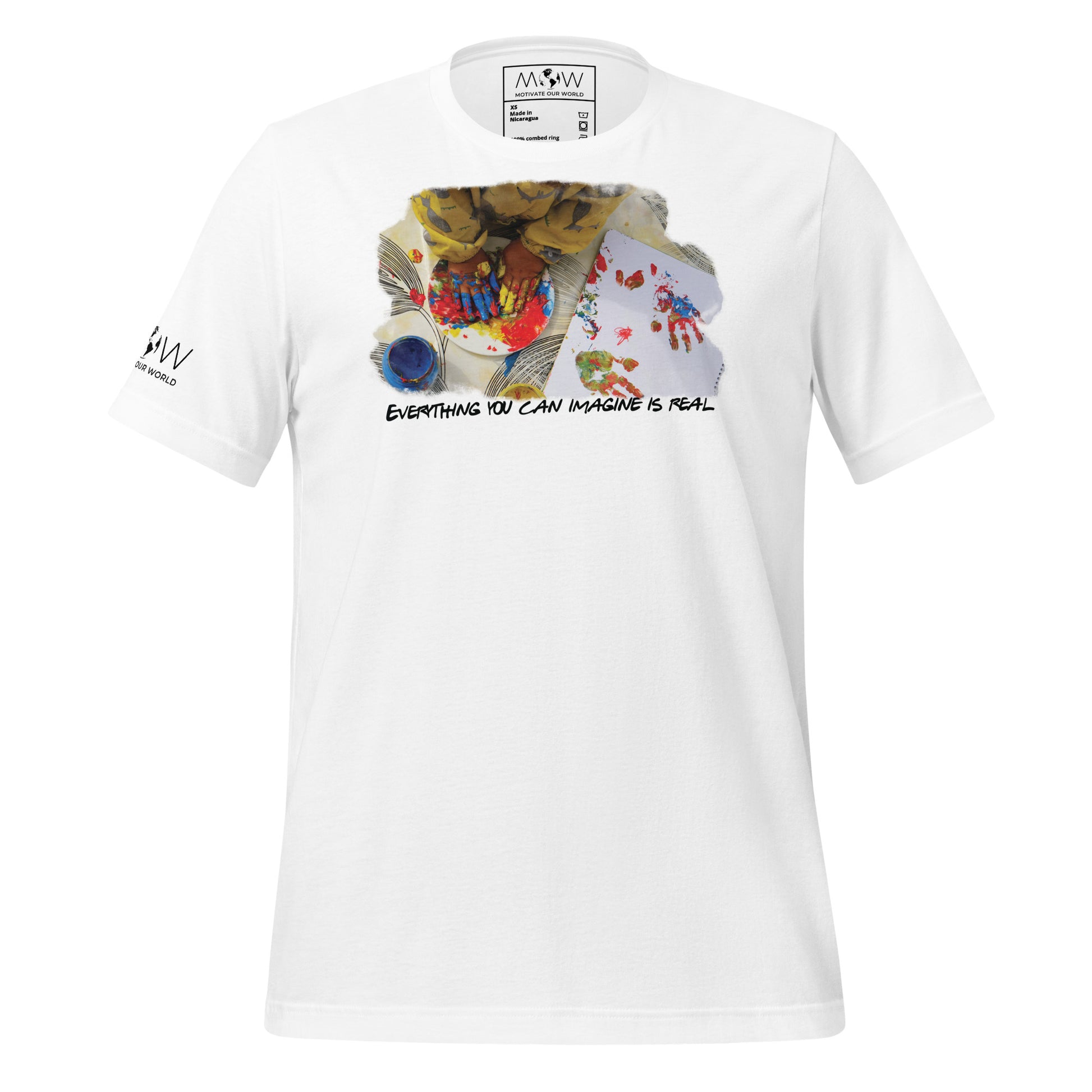 Everything You Imagine White Motivational Men's T-Shirt