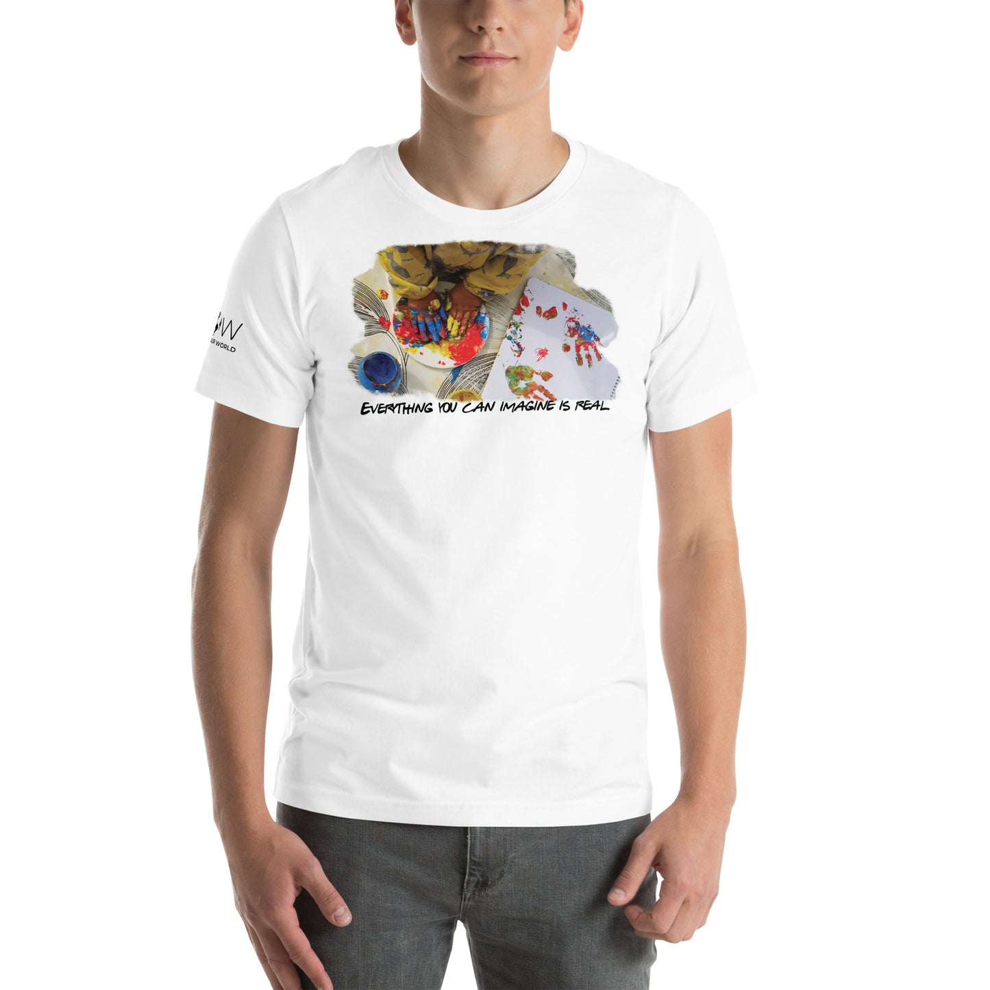 Everything You Imagine White Motivational Men's T-Shirt