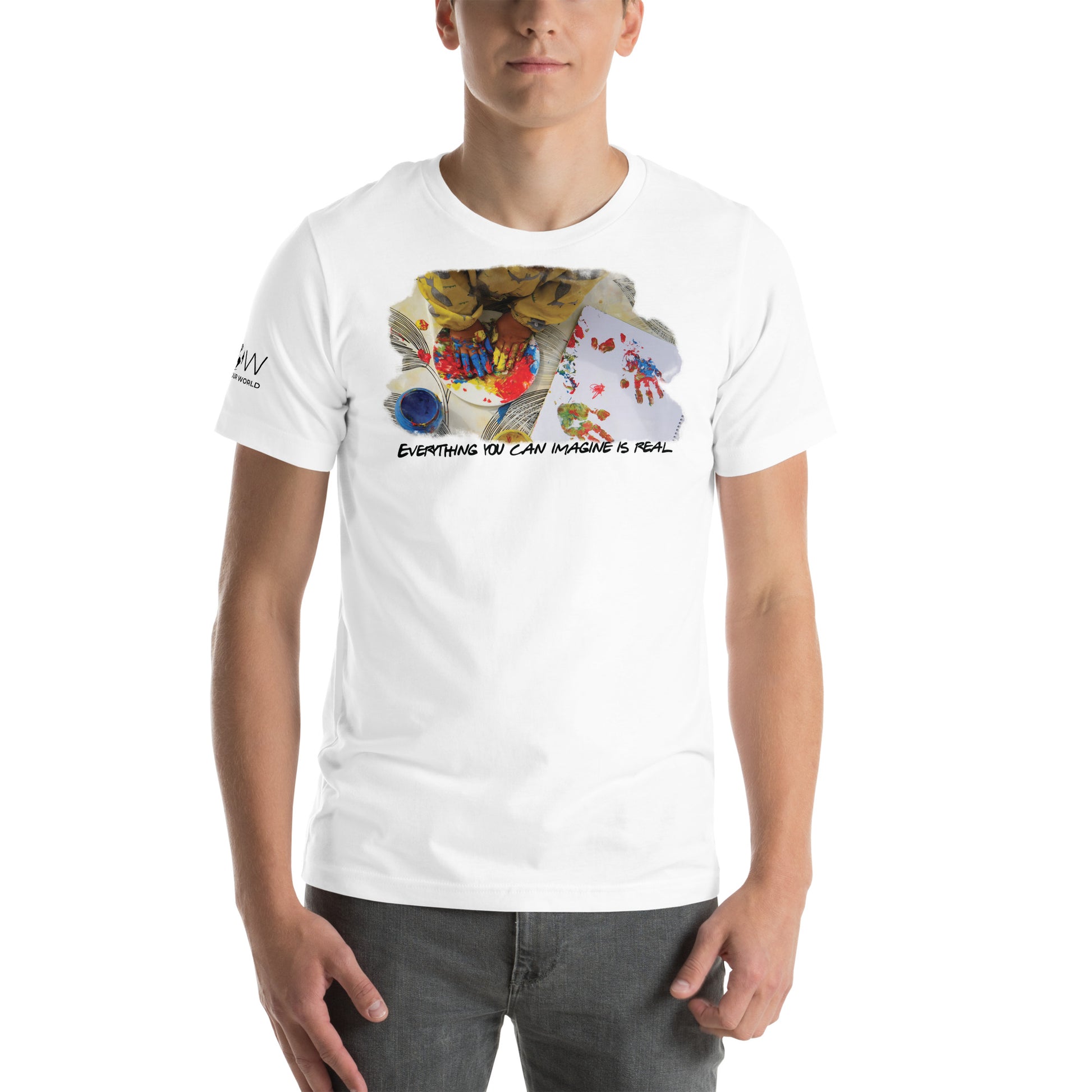 Everything You Imagine White Motivational Men's T-Shirt