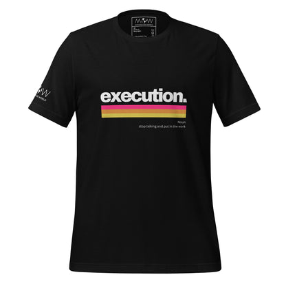 Execution II Men's Motivational Black T-Shirt
