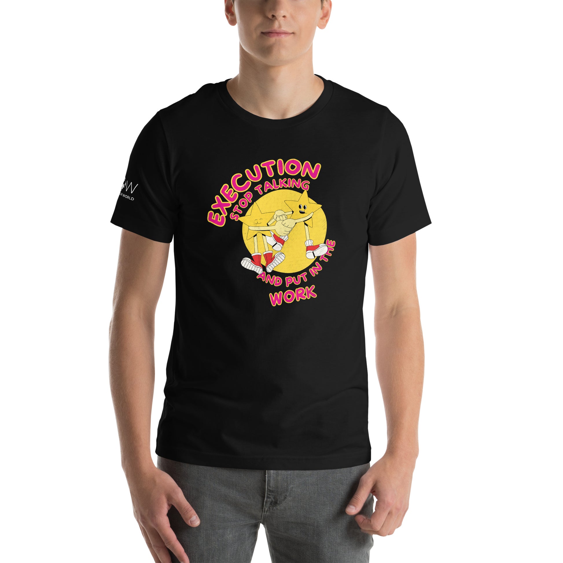 Execution VI Men's Motivational Black T-Shirt