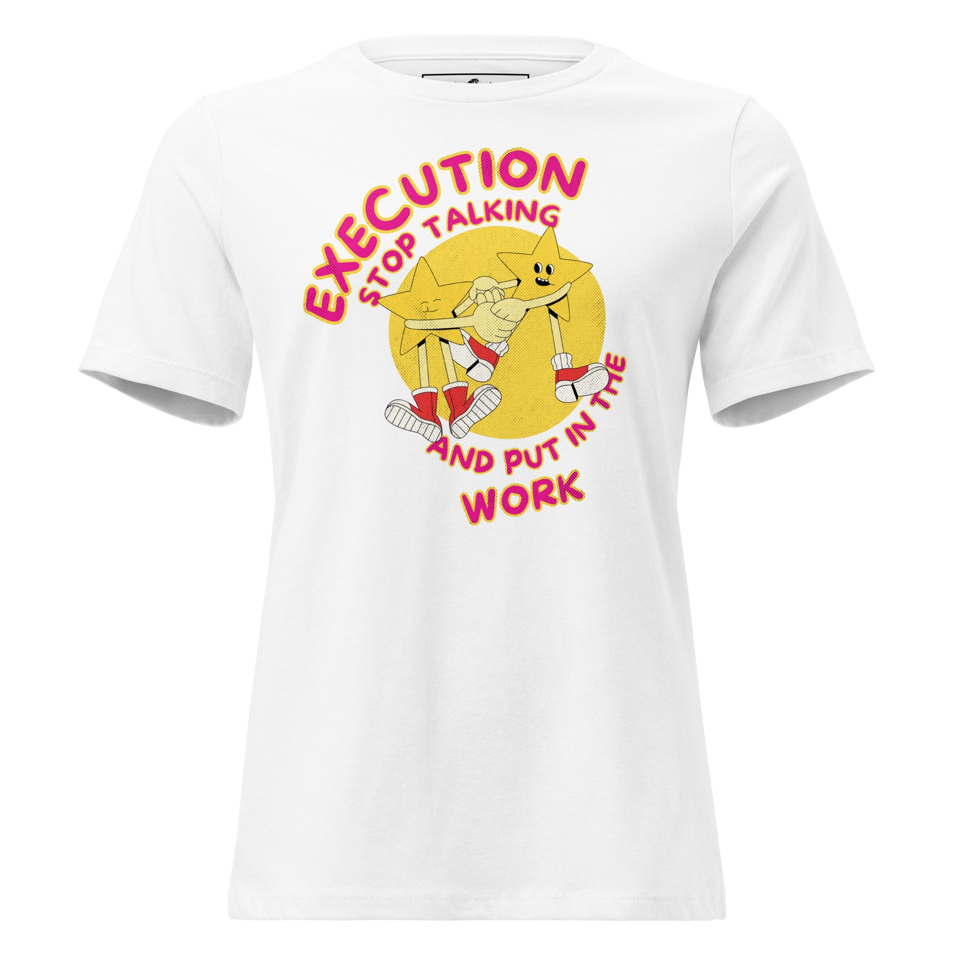 Execution VI White Motivational Women’s T-Shirt