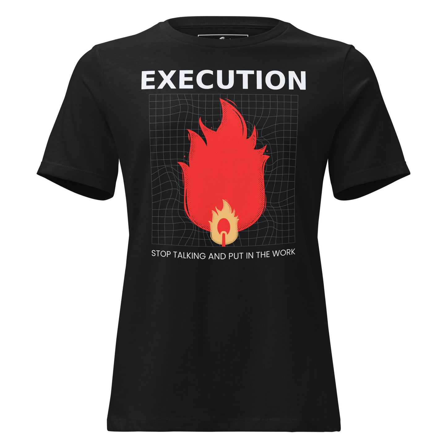 Execution V Black Motivational Women’s T-Shirt