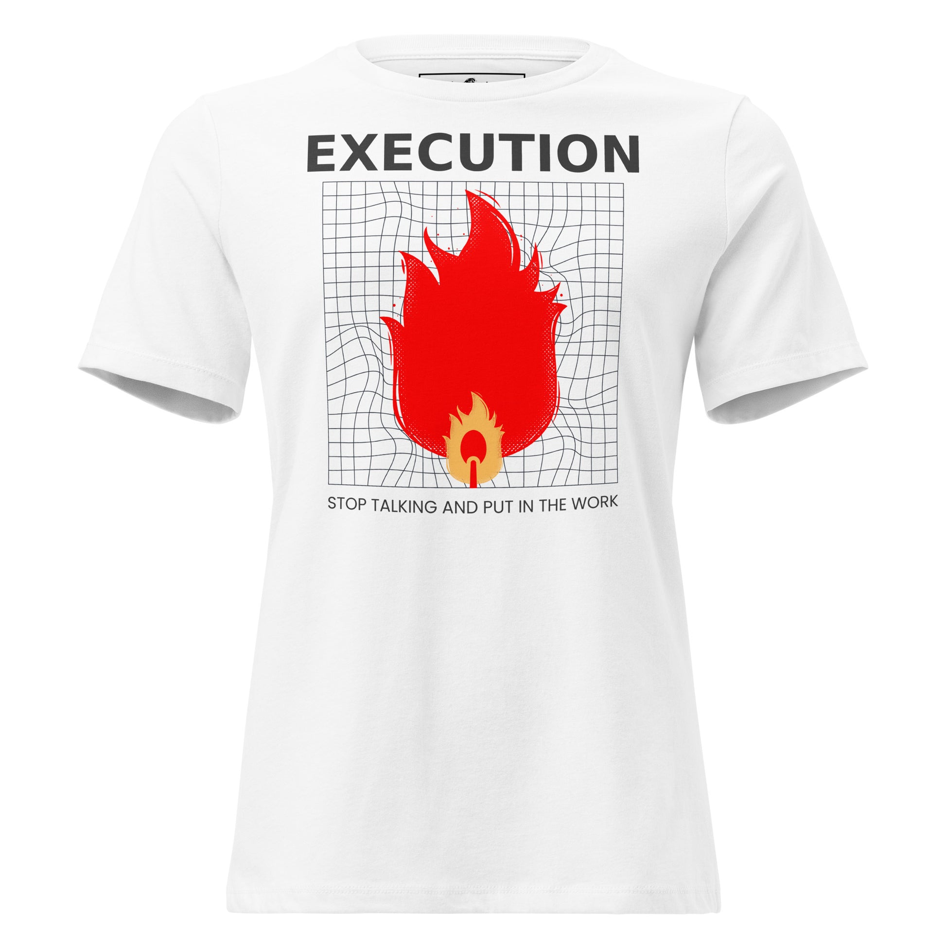 Execution V White Motivational Women’s T-Shirt