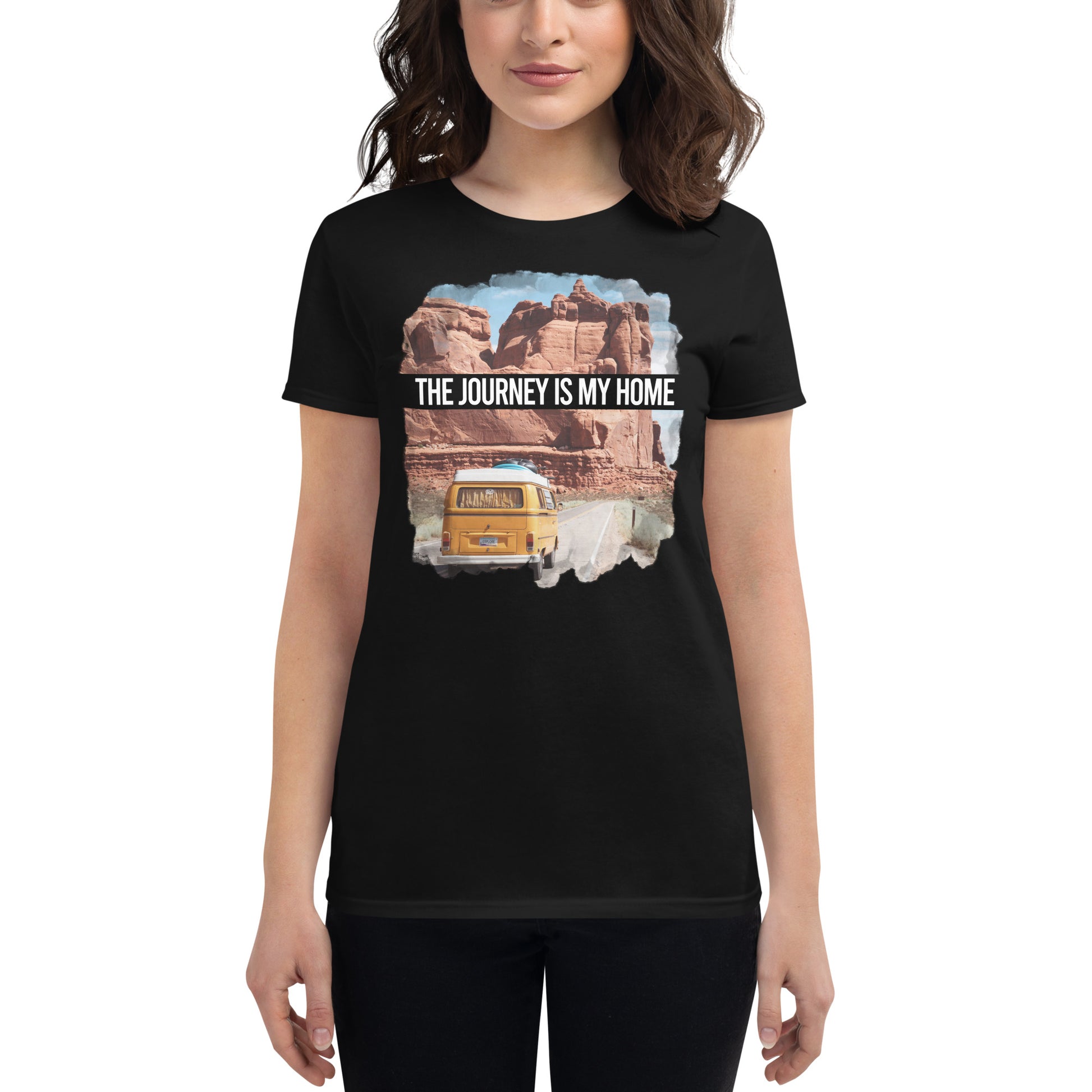 Explore More Women’s Motivational Black T-Shirt