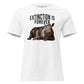 Extinction Is Forever - Rhino White Motivational Women’s T-Shirt