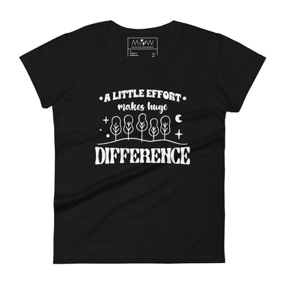Faith Over Fear Women’s Motivational Black T-Shirt