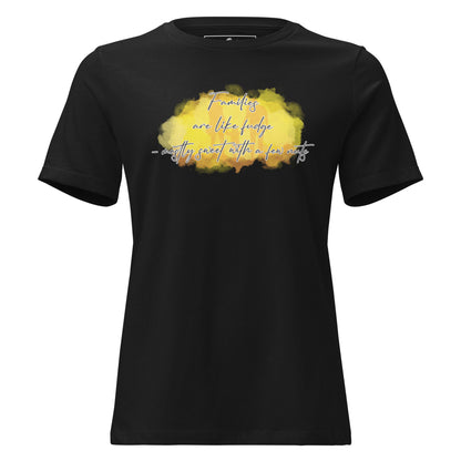 Families Are Like Fudge Mostly Black Motivational Women’s T-Shirt