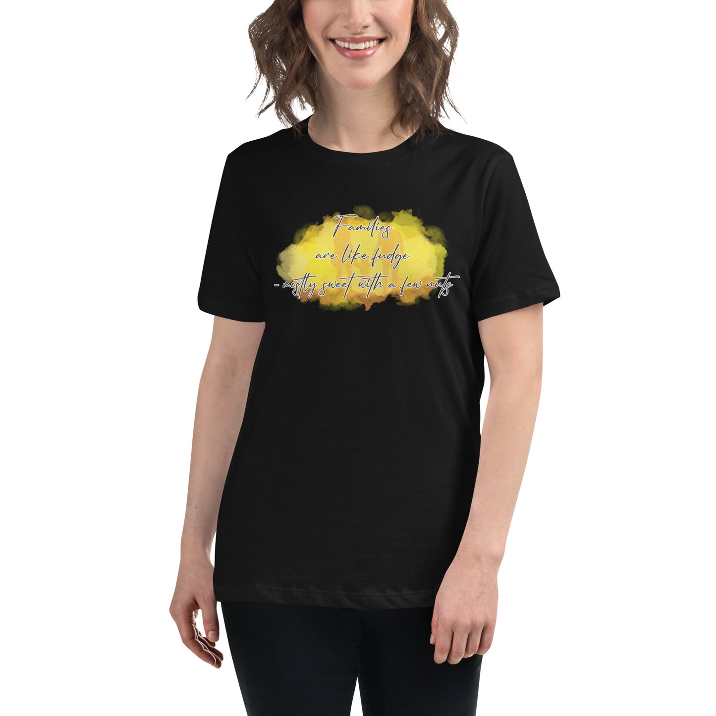 Families Are Like Fudge Mostly Black Motivational Women’s T-Shirt Lifestyle