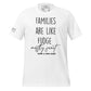 Families Are Like Fudge Mostly Sweet With A Few Nuts White Motivational Men's T-Shirt
