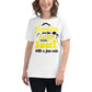 Families Are Like Fudge Mostly Sweet With White Motivational Women’s T-Shirt Lifestyle
