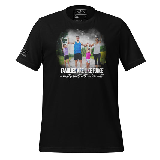 Families Are Like Fudge Sweet With A Few Black Motivational Men's T-Shirt