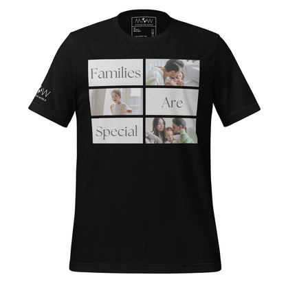 Families Are Special Black Motivational Men's T-Shirt