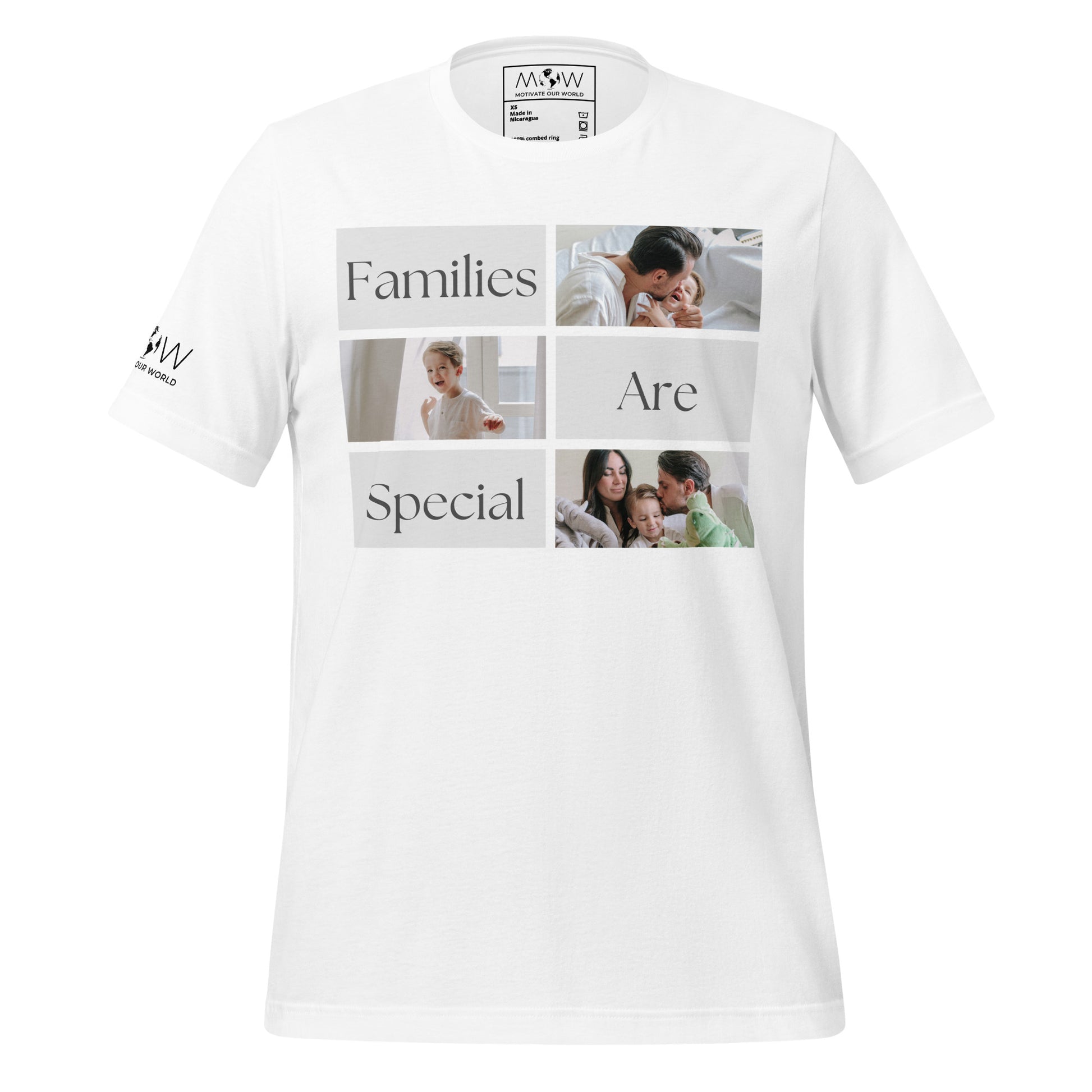 Families Are Special White Motivational Men's T-Shirt