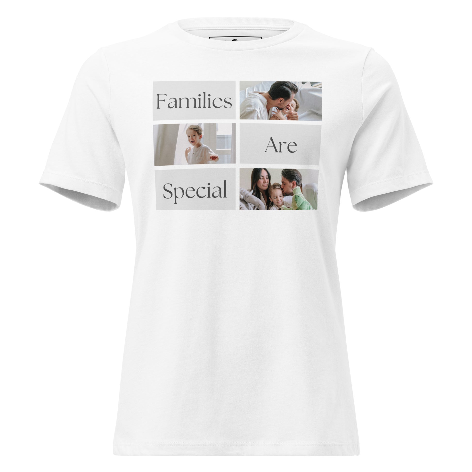 Families Are Special White Motivational Women’s T-Shirt