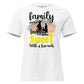 Family Are Like Fudge White Motivational Women’s T-Shirt