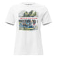 Family Camps Together, Stays Together White Motivational Women’s T-Shirt