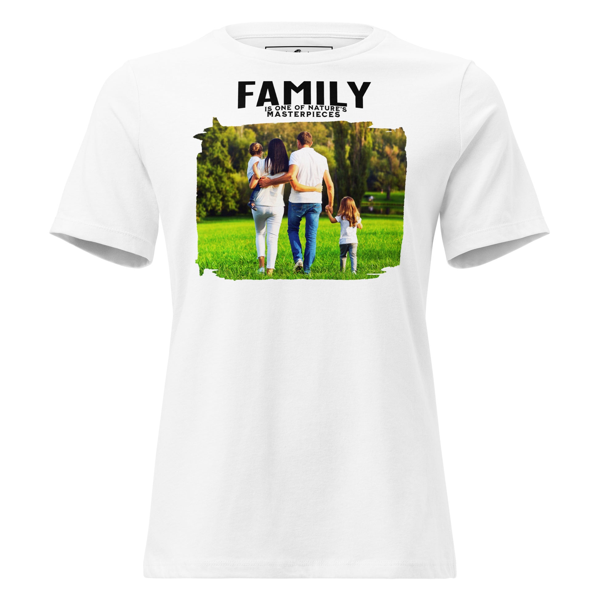 Family Nature’s Masterpiece - White Motivational Women’s T-Shirt
