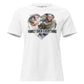 Family Over Everything- Heart Edition White Motivational Women’s T-Shirt