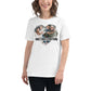 Family Over Everything- Heart Edition White Motivational Women’s T-Shirt Lifestyle