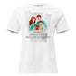 Family: Where Life Begins & Love Never Ends -  Watercolor Edition White Motivational Women’s T-Shirt