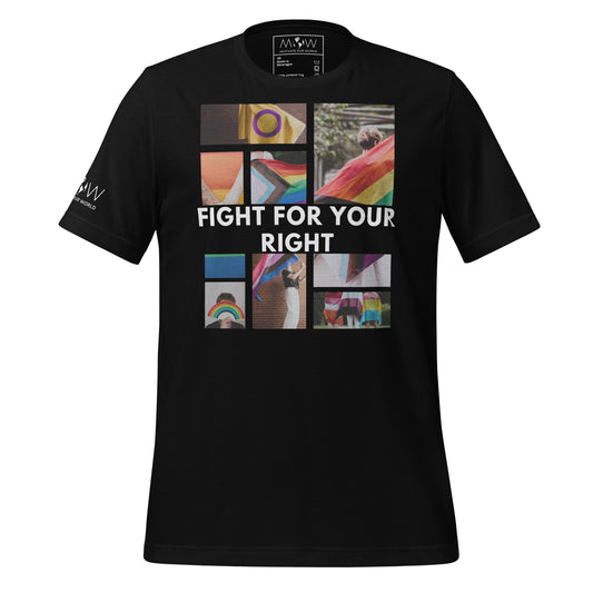 Fight For Your Right III Black Motivational Men's T-Shirt