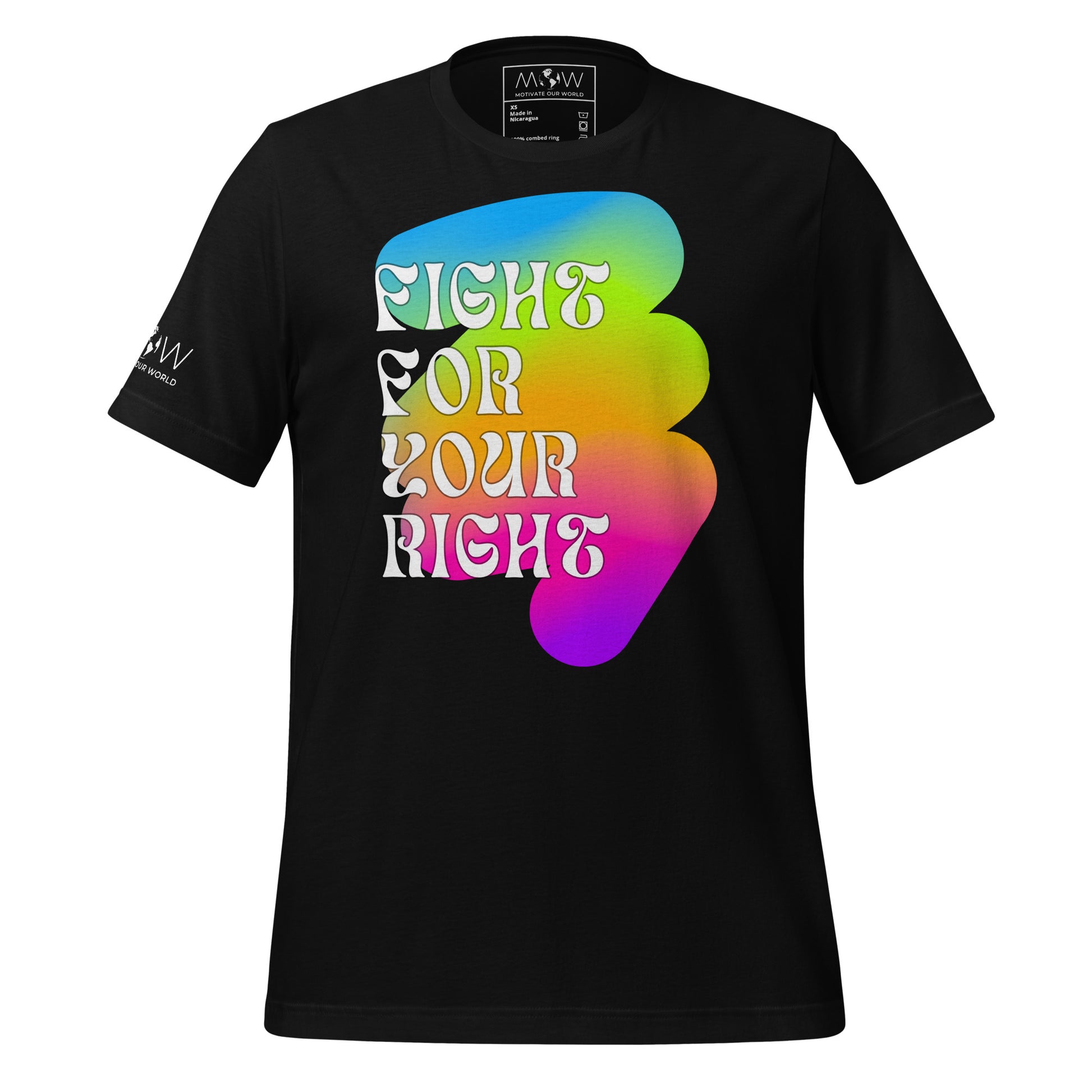 Fight For Your Right II Black Motivational Men's T-Shirt