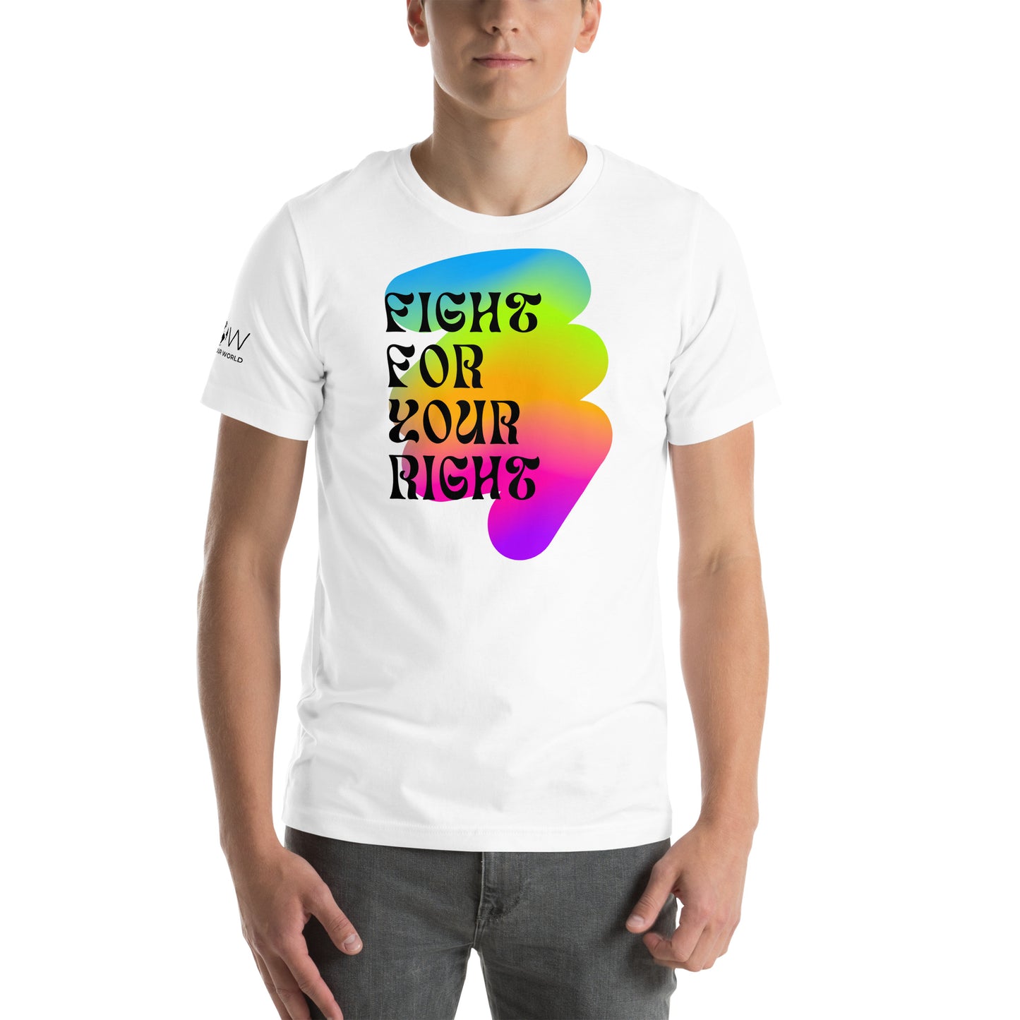 Fight For Your Right II White Motivational Men's T-Shirt