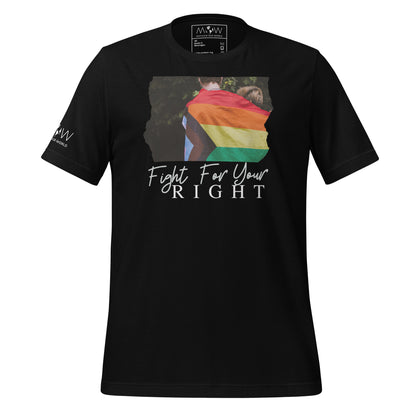Fight For Your Right IV Black Motivational Men's T-Shirt