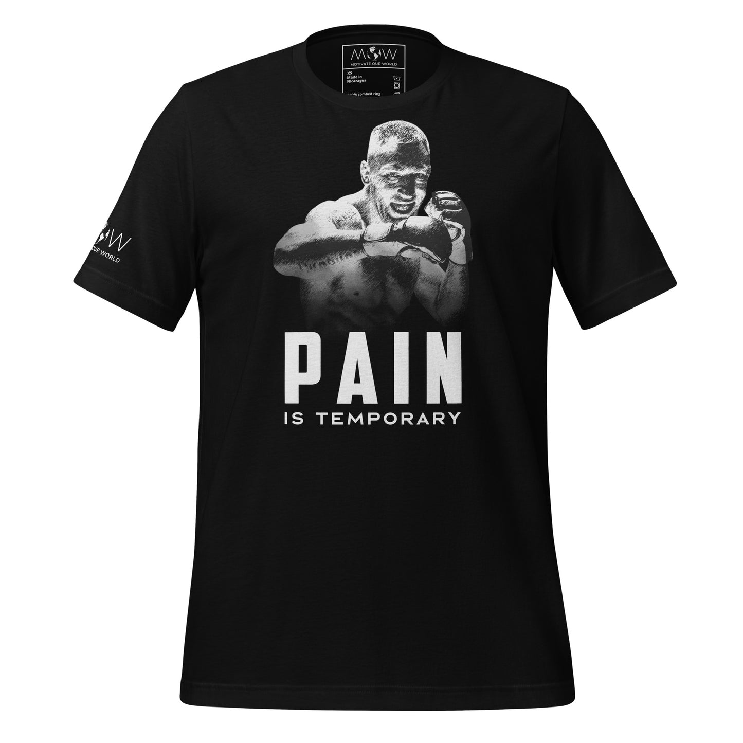 Fight Mode Men's Motivational Black T-Shirt