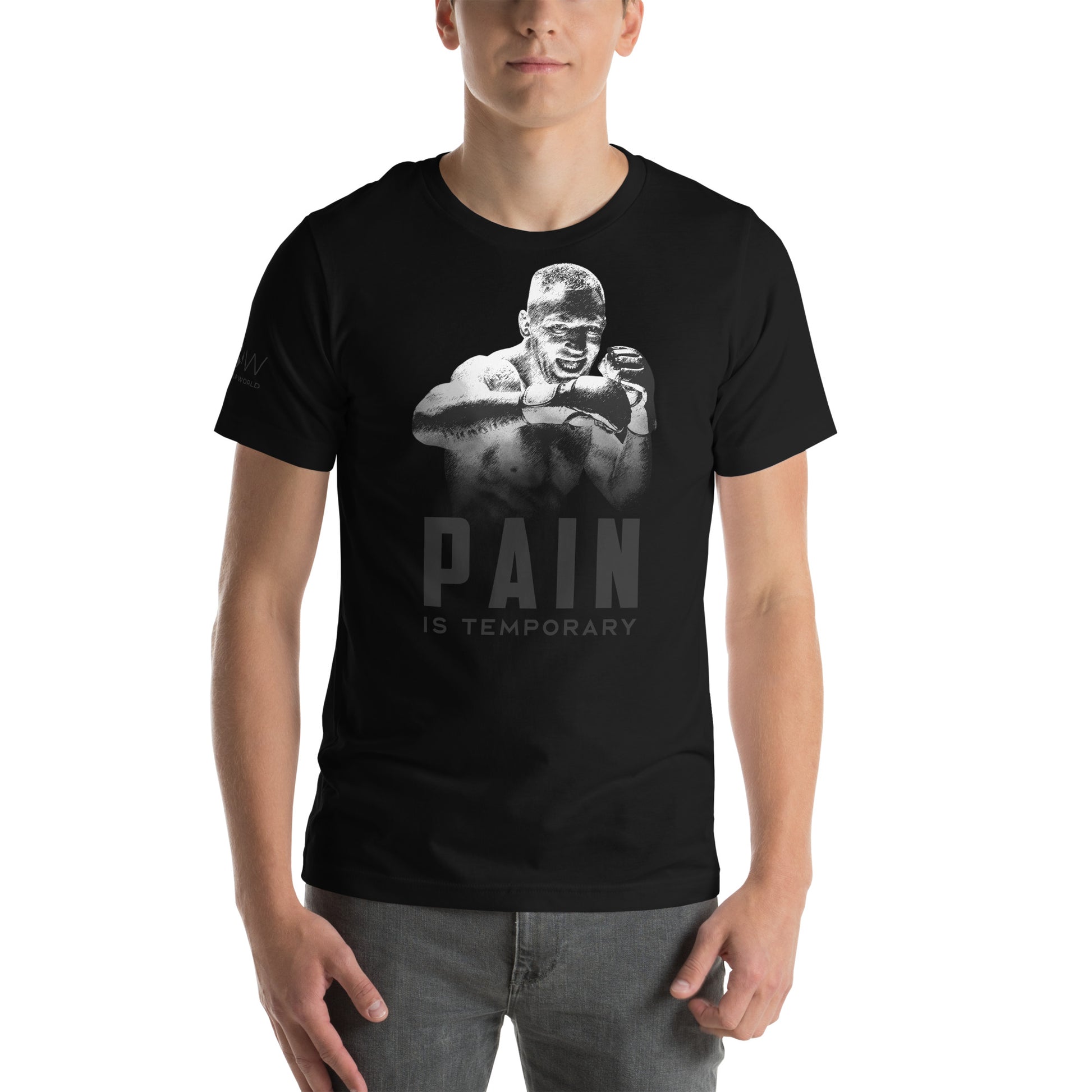 Fight Mode Men's Motivational Black T-Shirt