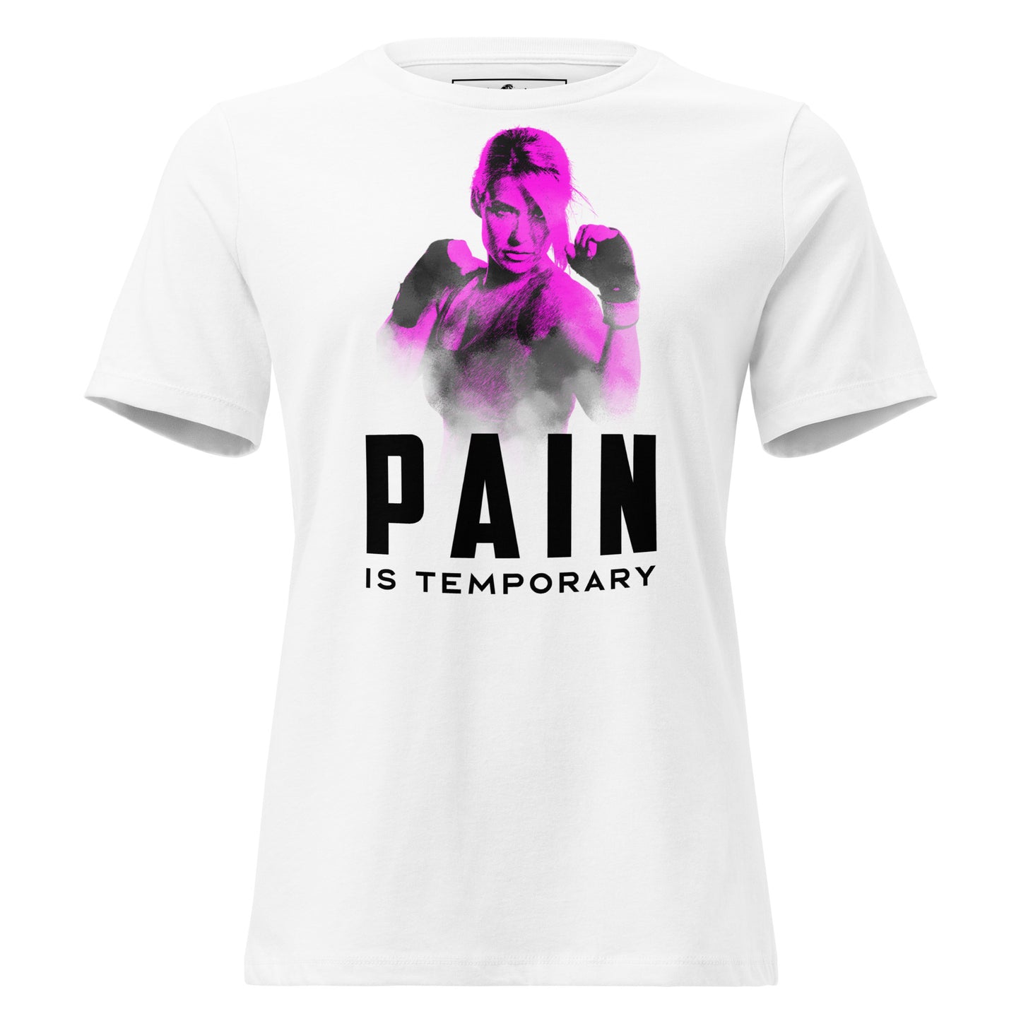 Fight Mode White Motivational Women’s T-Shirt