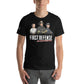 First Defense Starts with First Responders II Black Motivational Men's T-Shirt