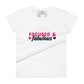 Focused & Fabulous Women’s Motivational White T-Shirt