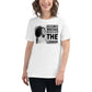 Forget the Mistake, Remember White Motivational Women’s T-Shirt Lifestyle