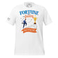 Fortune Favors Action Men's Motivational White T-Shirt